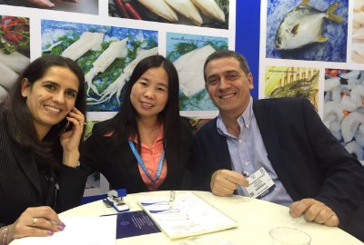 Meeting during seafood show in brussel 2019